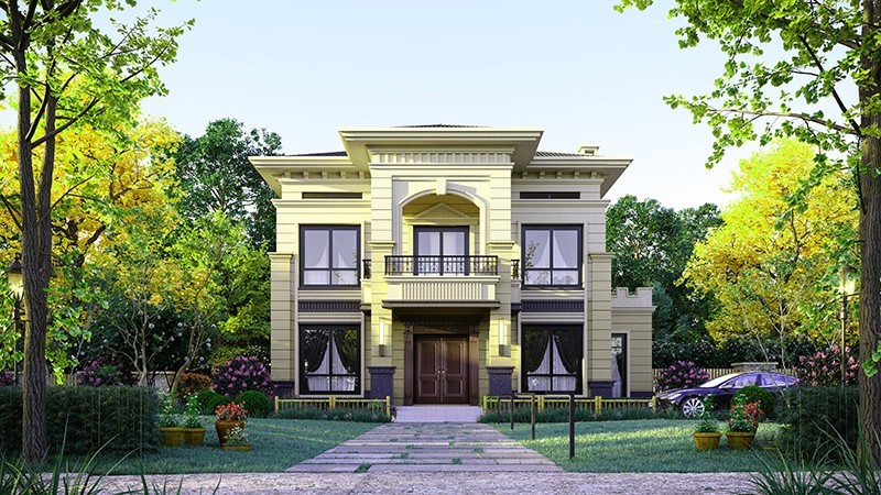 津南中式合院住宅，开放庭院与邻里乡亲更亲近